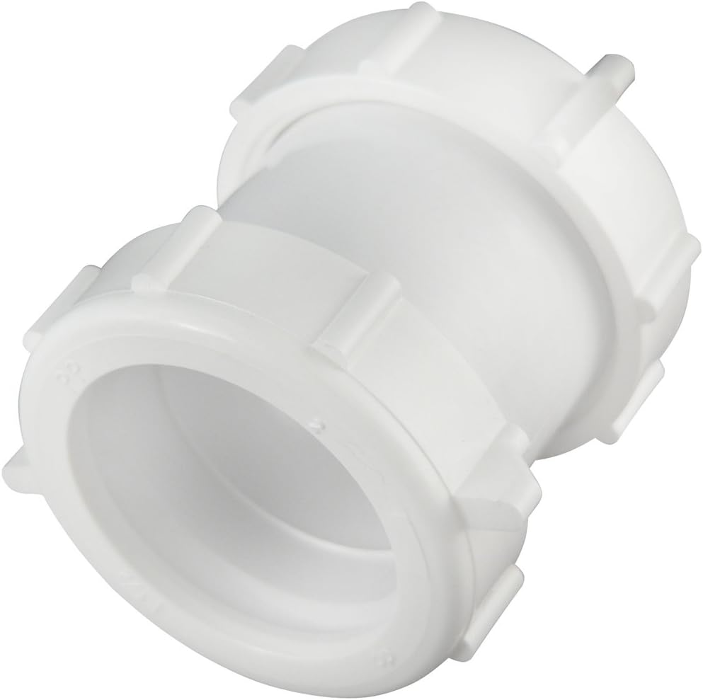 Plumb Pak PP20554 Sink Drain Coupling, 11/2 in, Slip, PVC, White