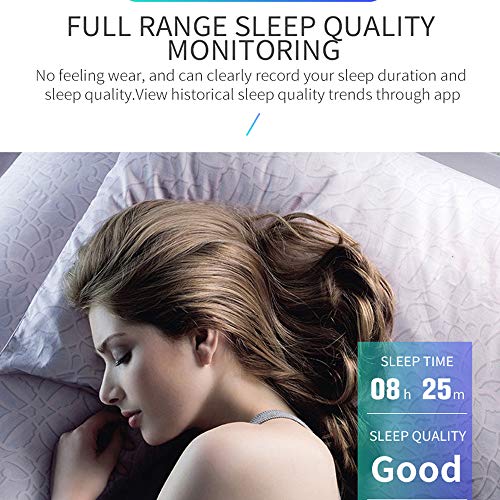 zqasales Fitness Tracker, Color Screen Activity Tracker Heart Rate Monitor,Steps Counter IP67 Waterproof Smart Watch Calorie Counter Watch Pedometer Sleep Monitor Kids Women Men (Blue) - Thumbnail 5