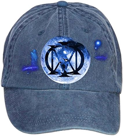 LongDaCo Metal Heavy Hard Rock Dream Theater Poster Cotton Baseball Cap with Adjustable Hat Men Navy