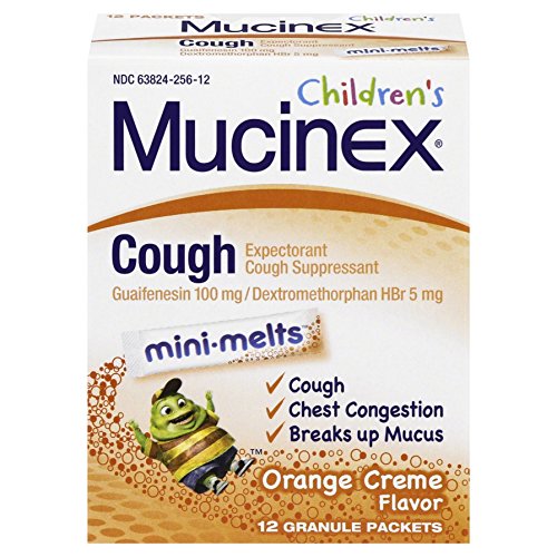 Mucinex Children's Mini Melts, Cough Orange Crème, 24ct (2X12ct)