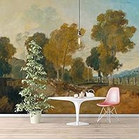 Wall Murals Self-Adhesive Removable The Dogana and San Giorgio Maggiore by Joseph Mallord William Turner Wallpaper Home Decoration for Living Room,Bedroom - 66x96 inches