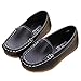 LONSOEN Toddler/Little Kid Boys Girls Soft Synthetic Leather Loafer Slip-On Boat-Dress Shoes/Sneakers