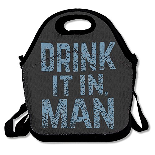 Funyoobag Chris Jericho Drink It In Man Lunch Bag Tote Mom Bag