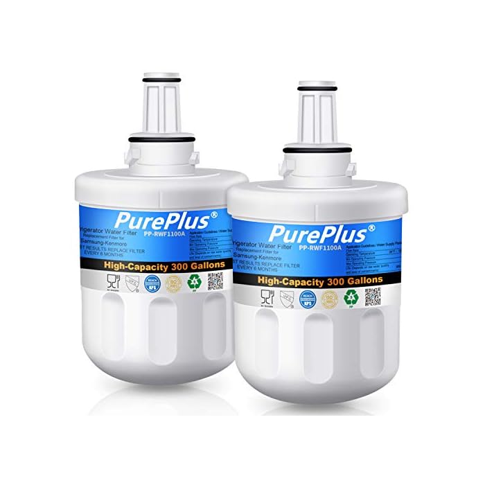 PUREPLUS DA2900003G Refrigerator Water Filter, Compatible with Samsung