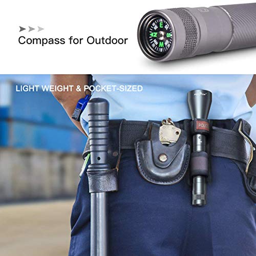 1500 Lumens LED Flashlight USB Rechargeable IP68 Waterproof Ultra Bright Tactical Flash light Torch for Outdoor Camping Hiking Cycling