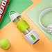 OULYLAN Smart Water Bottle, DIDI Sports Beauty Spray Cup Moisturizing Skin, SOS Warning Light, 2 Hours Reminder Drinking, Cool Mist Humidifier, LED Night Light, USB Recharging 400ml