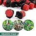 AGSIVO Drip Irrigation Kit 100pcs Plastic Adjustable Emitter Dripper Micro Drip Irrigation Sprinklers Head for Watering System (100pcs Dripper)