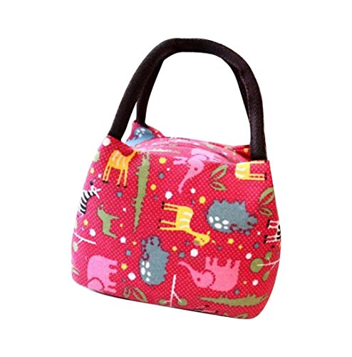FitfulVan Clearance! Hot sale! Bags, Thermal Insulated Tote Picnic Lunch Cool Bag Cooler Box Handbag Pouch (Red) - Thumbnail 2