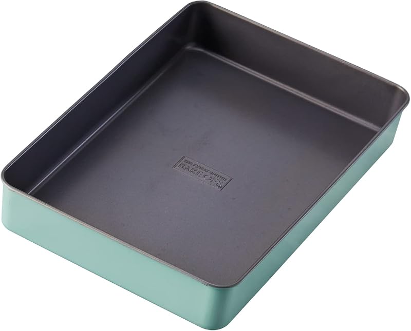 The Great British Bake Off Brownie Tin 30x20x5cm Duck Egg Blue Non-Stick