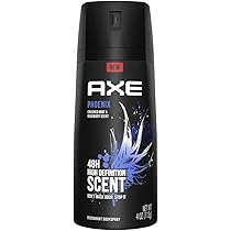 USA アメリカ　AXEプレミアムボディスプレー 3バージョン Amazon.com: AXE Body Spray for Men, Phoenix 4 oz (Pack of 10