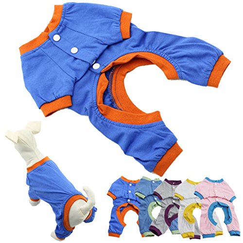 Binmer(TM)New Dog Pajamas Pet Clothes Clothing Puppy Coat Cat Jumpsuit Pet Supplies Products Sleepwear
