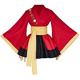 Saniplaycos Anime Lolita Kimono Dress Cosplay Costume Outfits Halloween Carnival Suit for Women