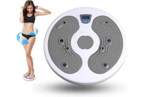 KYTO Waist Twister Disc, Waist Twist Board for Exercise Twisting Waist Disc with Counter Waist Twister for Women Belly Fat Body Shaping Fitness Twister Machine with Massage Foot Sole