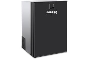 BODEGACOOLER 12 Volt Refrigerator, 116.2Quart RV Refrigerator with Freezer, Dual Modes RV Fridge with LED, (5℉-50℉) Travel Co
