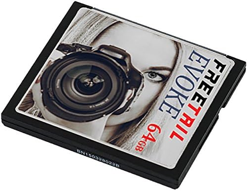FreeTail EVOKE 64GB 800x CompactFlash Card - (Up to 160MB/s Read, Up to 85 MB/s Write) - VPG-20 UDMA 7 CF Card - FTCF064A08 - Ideal for Professional Photographers &amp; DSLRs
