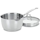 Cuisinart 719-18P Chef's Classic Stainless 2-Quart Saucepan with Cover,Silver
