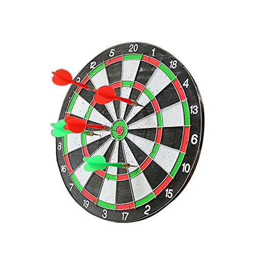 Buy Babrit Indoor 12 Inch Dart Game Set With Darts and Board Dart
