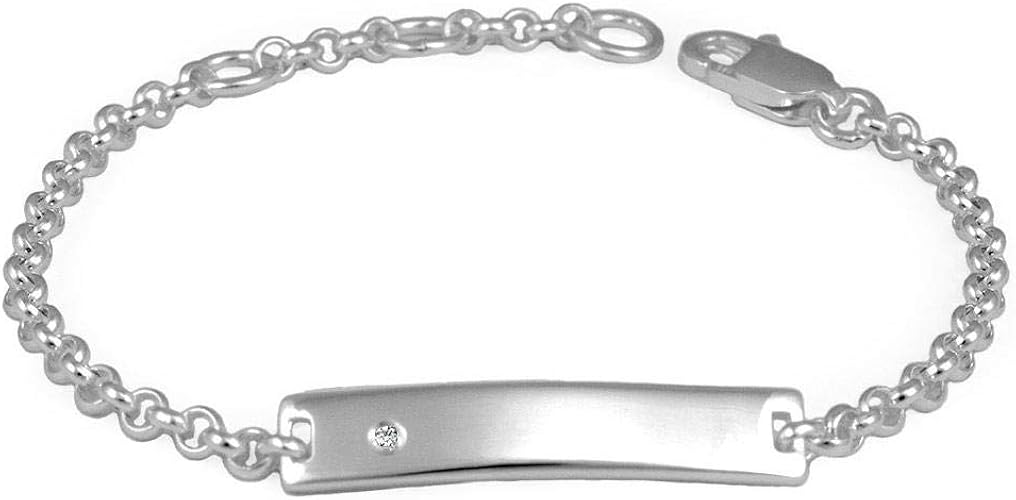 baby silver chain bracelet