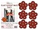 PLANT SUPPORT MADE EASY Stretch Rubber Plant Stake Connecters, 6-Pack primary