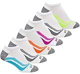 Prince Women's No Show Performance Athletic Socks for Running, Tennis, and Casual Use (Pack of 6)