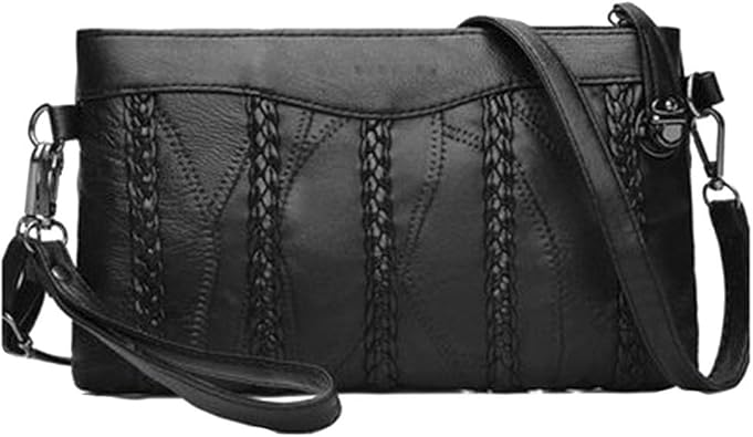 black studded clutch bag