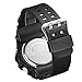 Weide Men Tactical Watch,Analog Quartz Digital Watch Sport Man Chronograph Dress Wrist Watches for Men (Black)