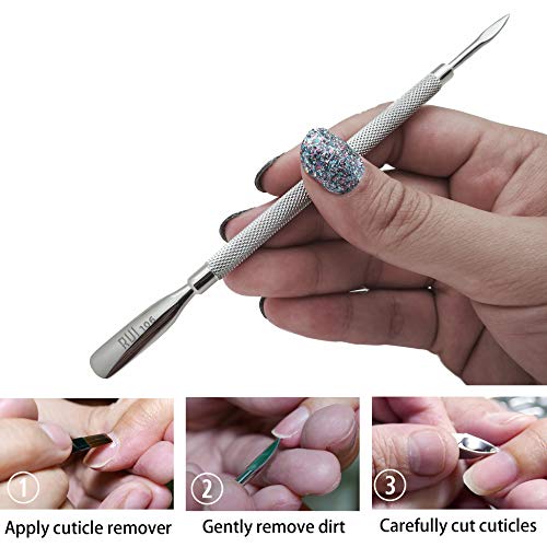 Rui Smiths Professional Double Ended Hypoallergenic Stainless Steel Metal Pusher (Cuticle Pusher) - Style No. 106 - Thumbnail 3