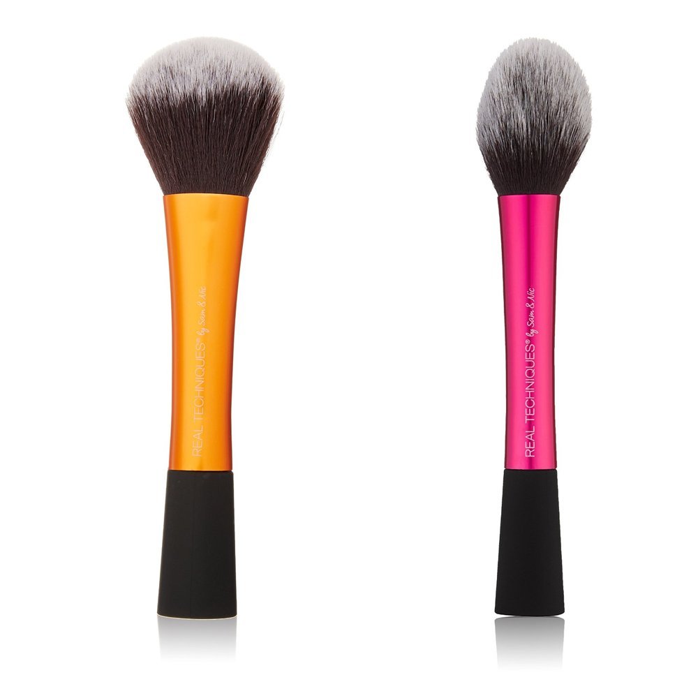 Real Techniques Powder Brush and Blush Brush Duo Set