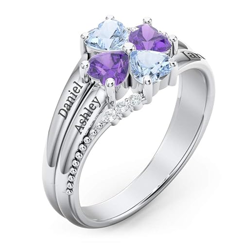 child birthstone rings for mothers