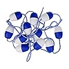 MonkeyJack-57m-Swimming-Pool-Float-Line-Safety-Divider-Security-Device-with-2-Hooks-Blue-and-White