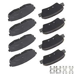 cciyu D1397 D1445 Front & Rear Brake Pads For Kia