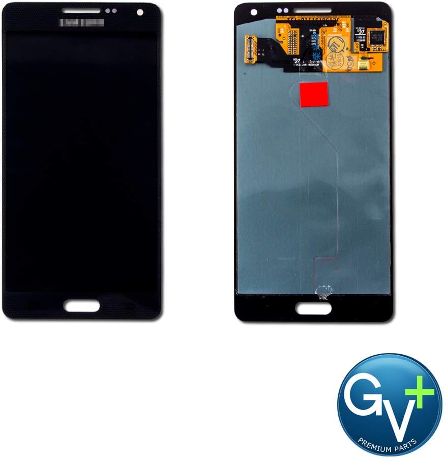 Group Vertical Replacement AMOLED Touch Screen Digitizer Display Assembly Compatible with Samsung Galaxy A5 (2015) (SM-A500, SM-A500F, SM-A500H, SM-A500L, SM-A500M/DS) (Black) (GV+ Performance)