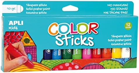 APLI Kids 14228 - Color Sticks 10 g 12 u.: Amazon.es: Oficina y papelería
