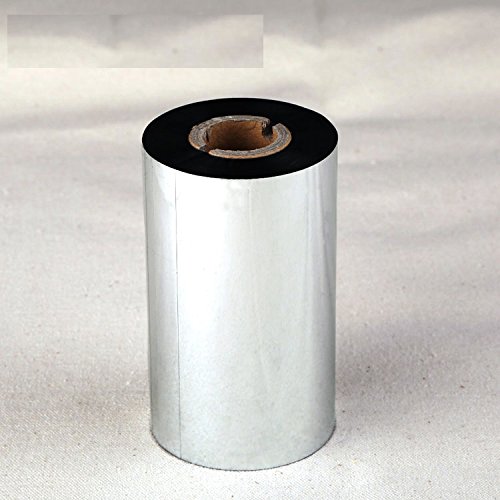 BESTeck Thermal Transfer Ribbon - Premium Resin-Enhanced Wax - 4.33" x 984" (110mmx300mm) Ink Outside for Zebra Datamax Sato TT Printers (1 Roll)