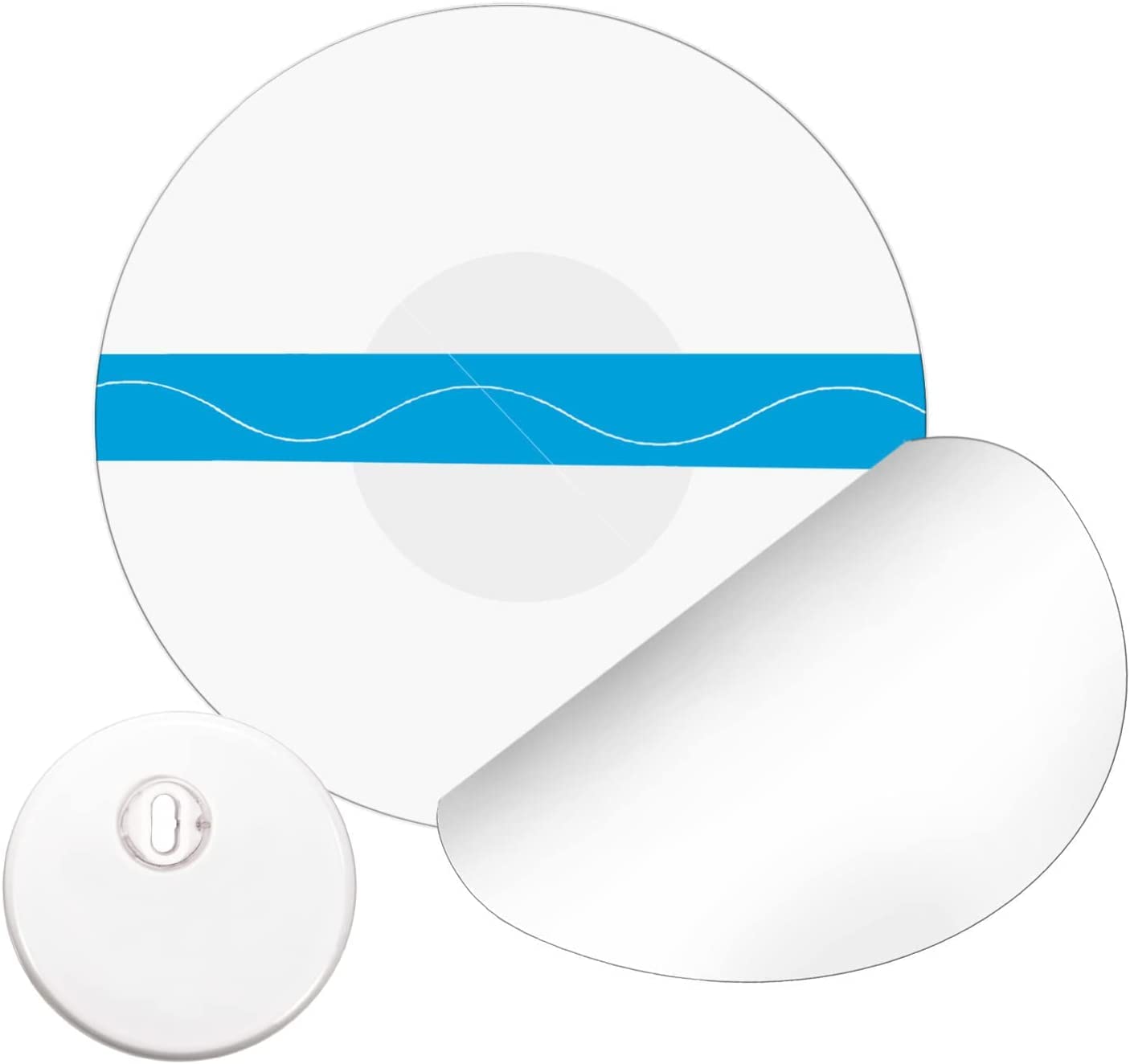 Photo 1 of 20 Pack Freestyle Libre 3 Covers Waterproof, Adhesive Patches for Freestyle Libre 3 Sensor Covers, Continuous Protection for 14 Days, NO Glue in The Center, Pre-Cut Transparent Adhesive Sports Tape