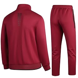 PUMPITU Men's Casual Athletic Tracksuit Long Sleeve