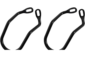 GALYACHT 2Pcs 150 mm Rear Derailleur Protector,Steel Bicycle Derailleur Guard,Durable Bike Rear Derailleur Hanger Rear Gear Protector Chain Stay Guard for Bicycle Mountain Road Cycling, Black,Rear Derailleurs