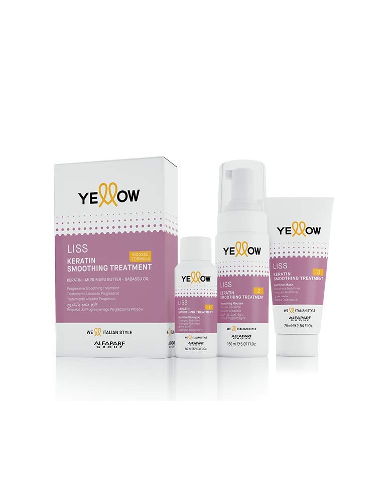 Yellow keratin smoothing treatment Clearance