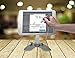 Anti-Theft Stand – CTA Security Aluminum Kiosk with 360-Degree Rotating Base and Cable Management Cable Routing System for iPad Pro 12.9 (Generation 1 and 2) (PAD-ASKP) – Silver