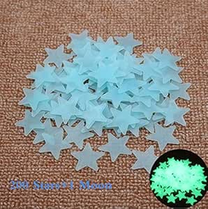 Pegatinas de estrellas que brillan en la oscuridad, estrellas