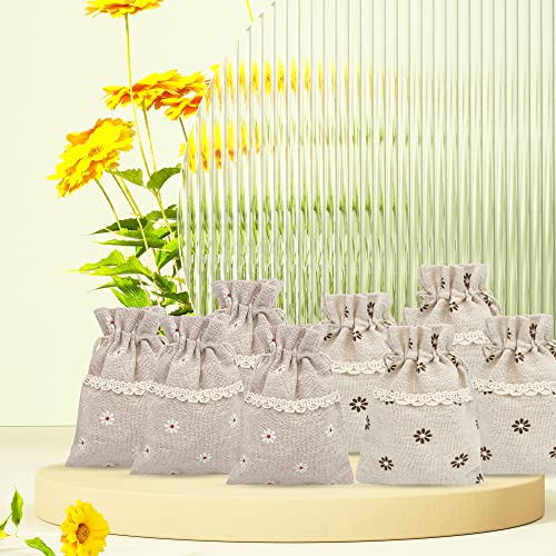 Burlap Bags with Drawstring Gift Bags 25PCS 5x7