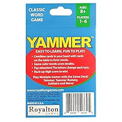 Yammer Card Game, Fun Word Card Game for