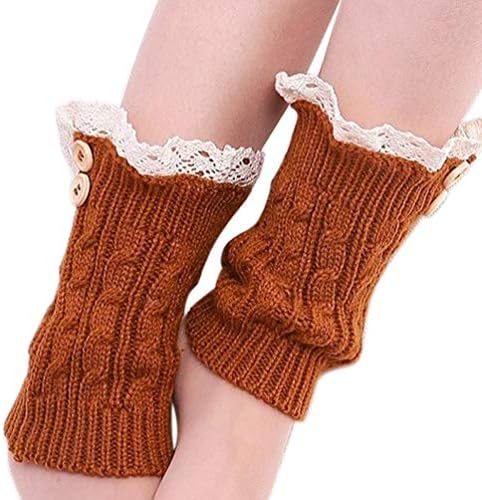 Socks, FORUU 1 Pair of Womens Lace Stretch Boot Leg Cuffs Leg Warmers Topper Cuff