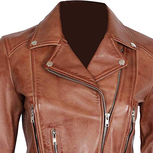 chocolate leather jacket womens