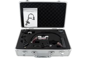 TINSAY 5W Binocular Loupes Glasses Headband Magnifier 2.5X 3.5X Dental Binocular Magnifier LED Head Light Lamp for Magnification Binocular Loupes Dentist Surgical Headlight Lab Equipment (2.5X)