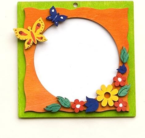 Kuhnert Hobaku 10x10 Centimeters Do It Yourself Butterfly Frame Kit, Wood