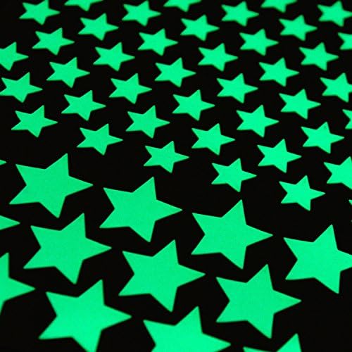 Glow in the Dark Star Stickers for Wall and Ceiling - Perfect for Child Bedroom or Kid Playroom for Starry Sky Look - Bright All Night (172 Stars - 28 Large, 144 Small)