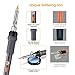 43PCS Wood Burning Kit, Woodburning Tool with Soldering Iron, Wood Burning/Soldering/Carving/Embossing Tips, Stand, Pencil, Carbon Transfer Paper, Stencil, Carrying Case