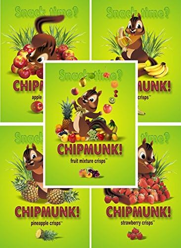 Chipmunk Freeze Dried Fruits 5ct (Fruit Mix)