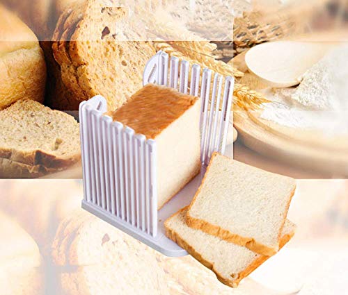 Bread slicer, bread/bake/bread slicer cutter, compact foldable bread sandwich toast bread slicer